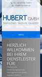 Mobile Screenshot of firma-hubert.de